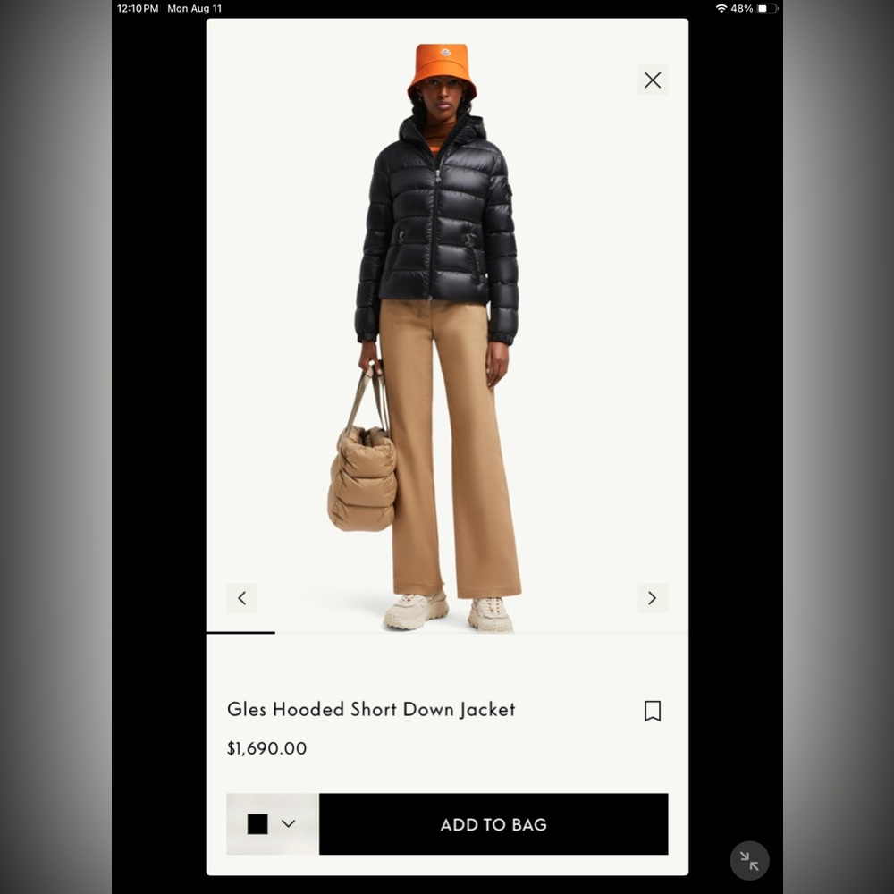 Moncler Gles Giubbotto Jacket MSRP$1,690